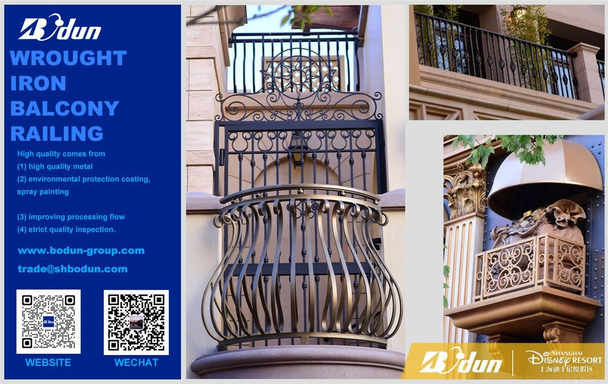 Wrought Iron Balcony Railing